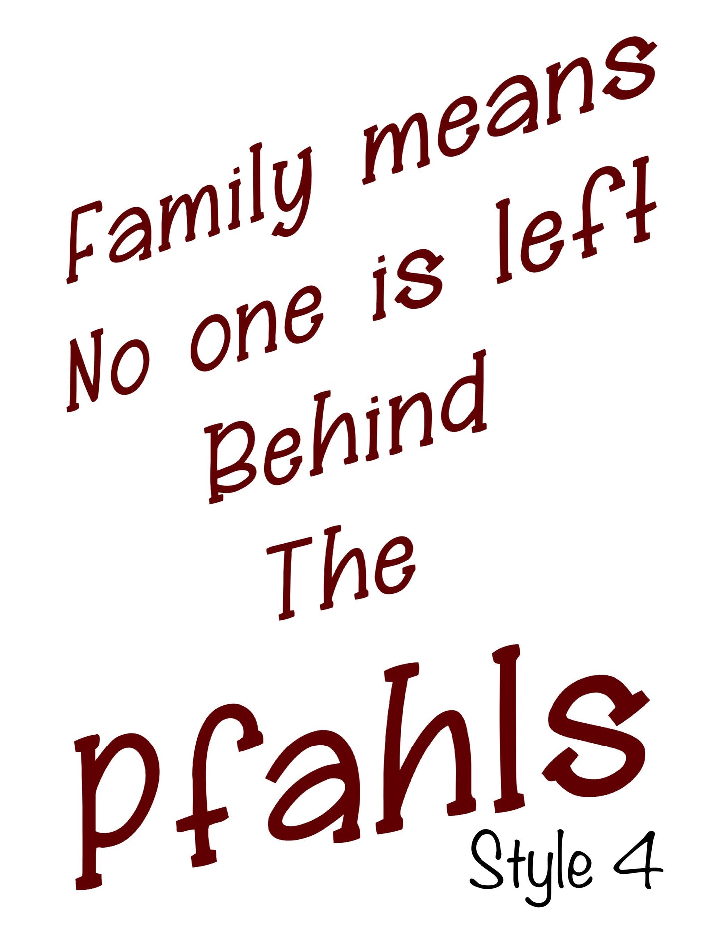 Custom Family/Crew tshirt