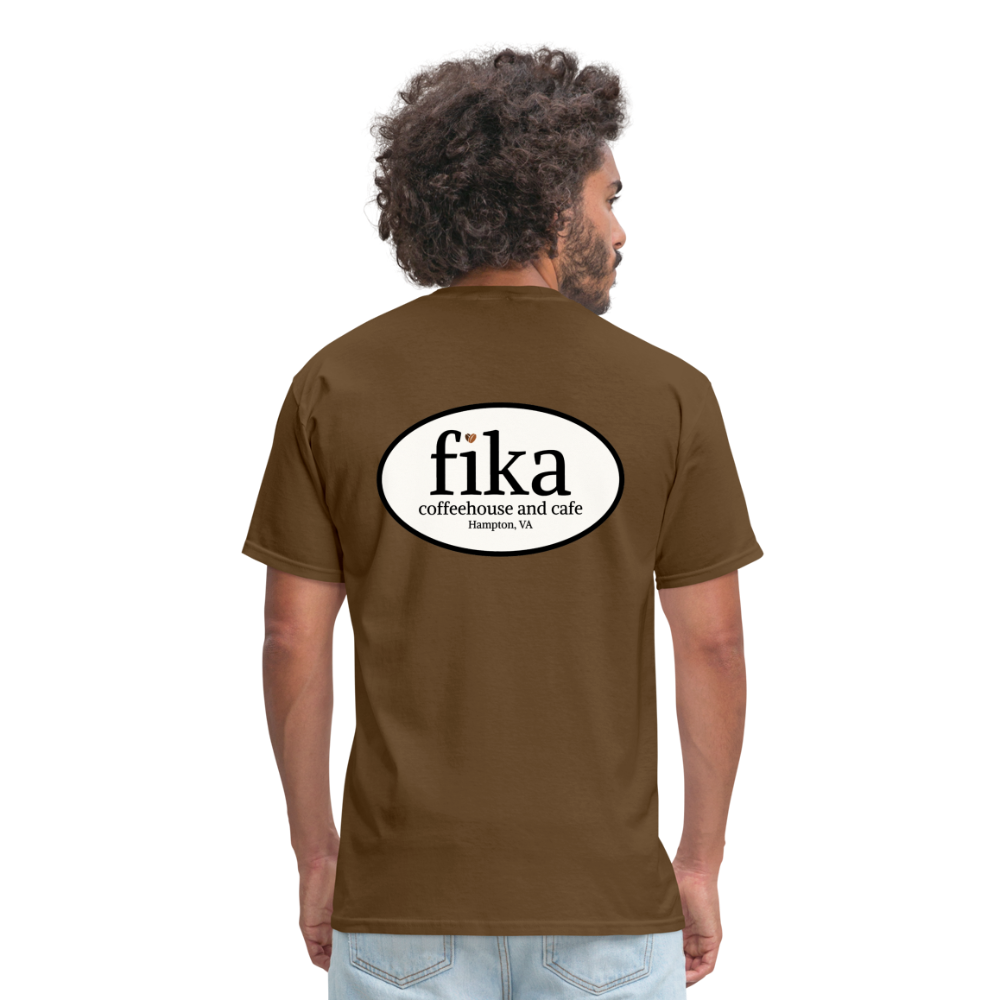 fika coffeehouse Unisex Classic T-Shirt - brown