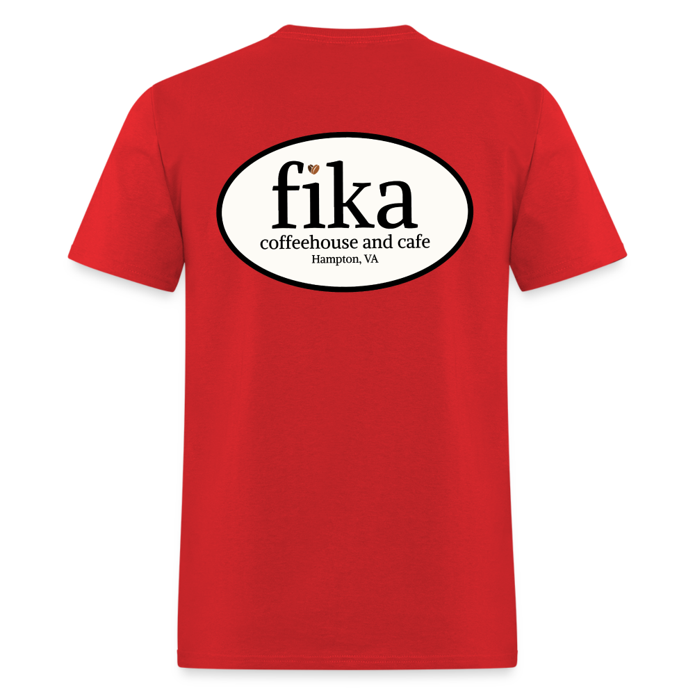 fika coffeehouse Unisex Classic T-Shirt - red