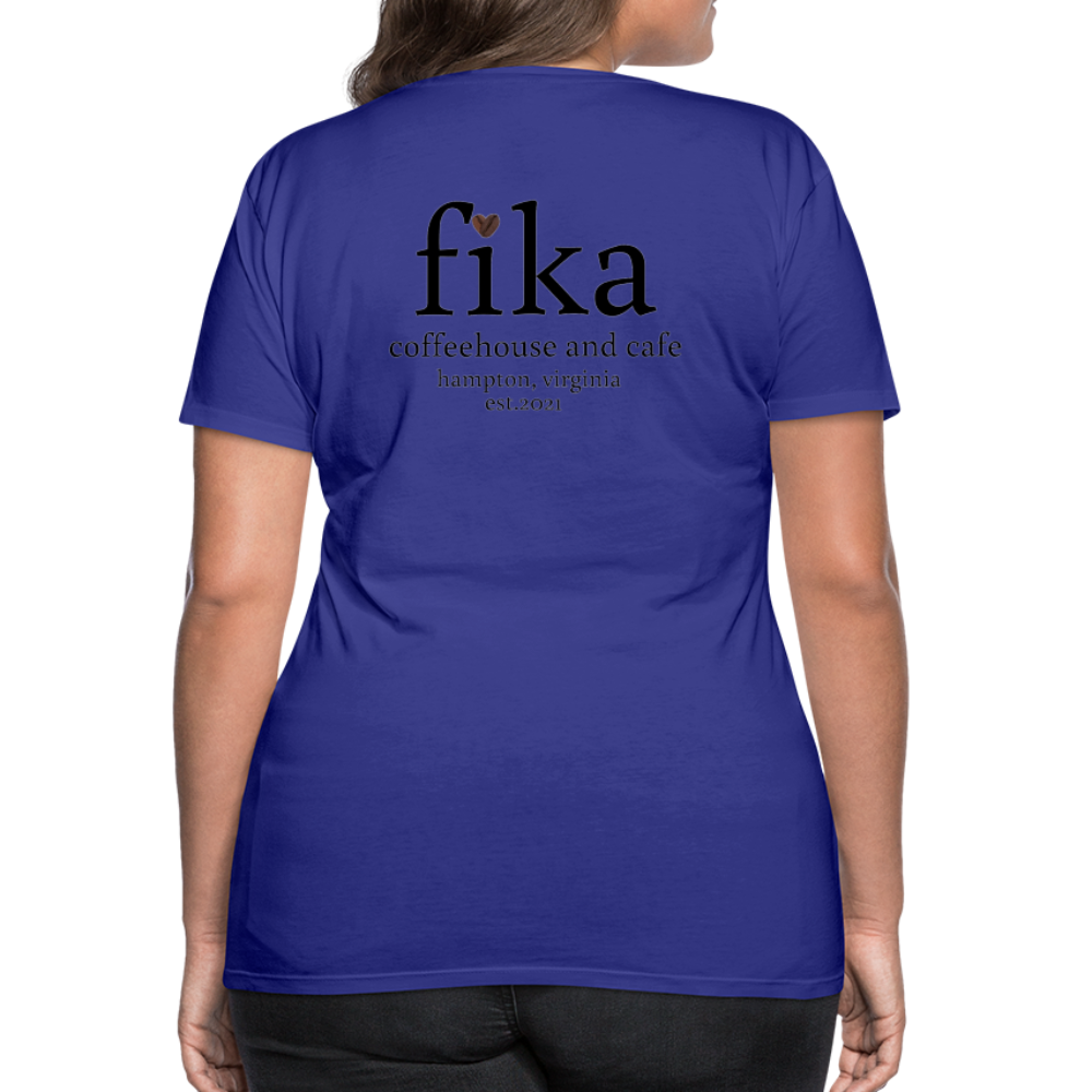 fika coffeehouse Women’s Premium T-Shirt - royal blue