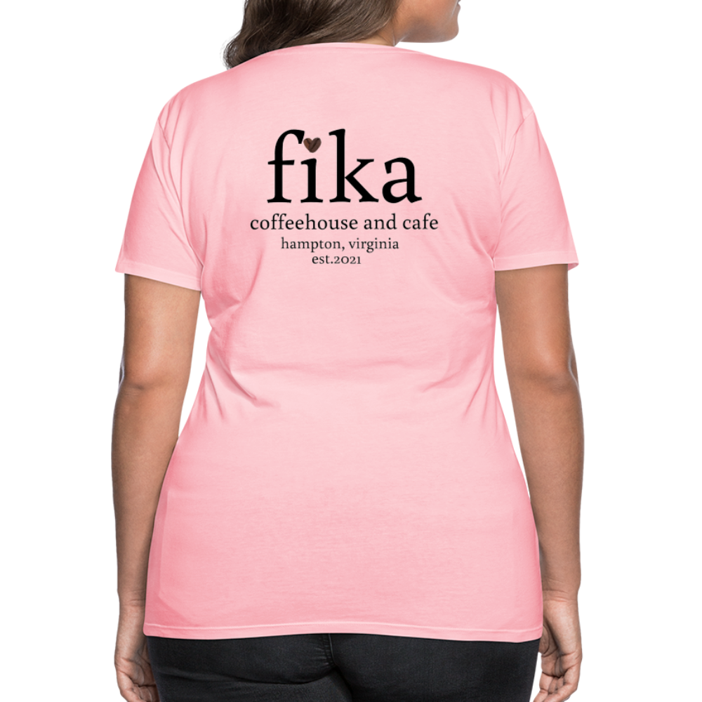 fika coffeehouse Women’s Premium T-Shirt - pink
