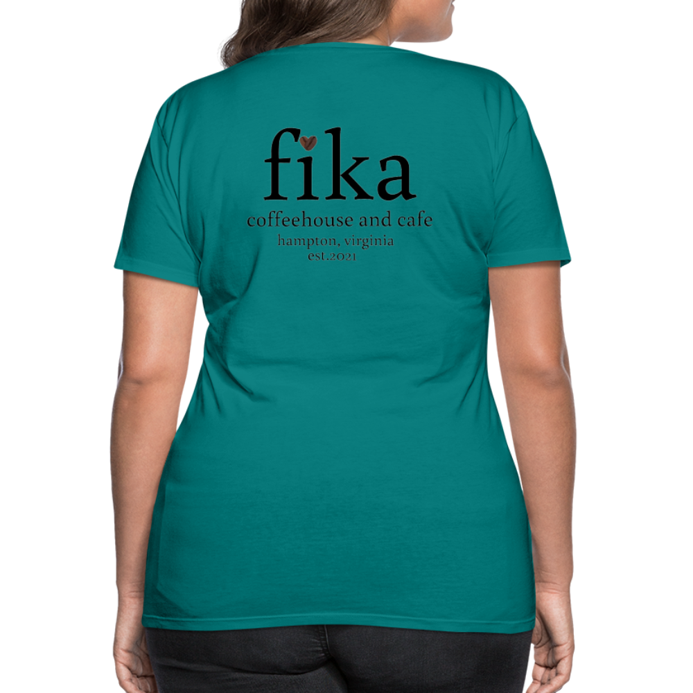 fika coffeehouse Women’s Premium T-Shirt - teal