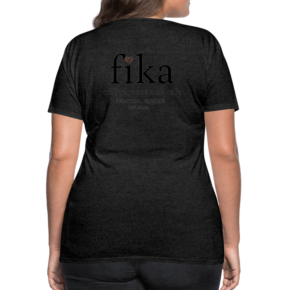 fika coffeehouse Women’s Premium T-Shirt - charcoal grey
