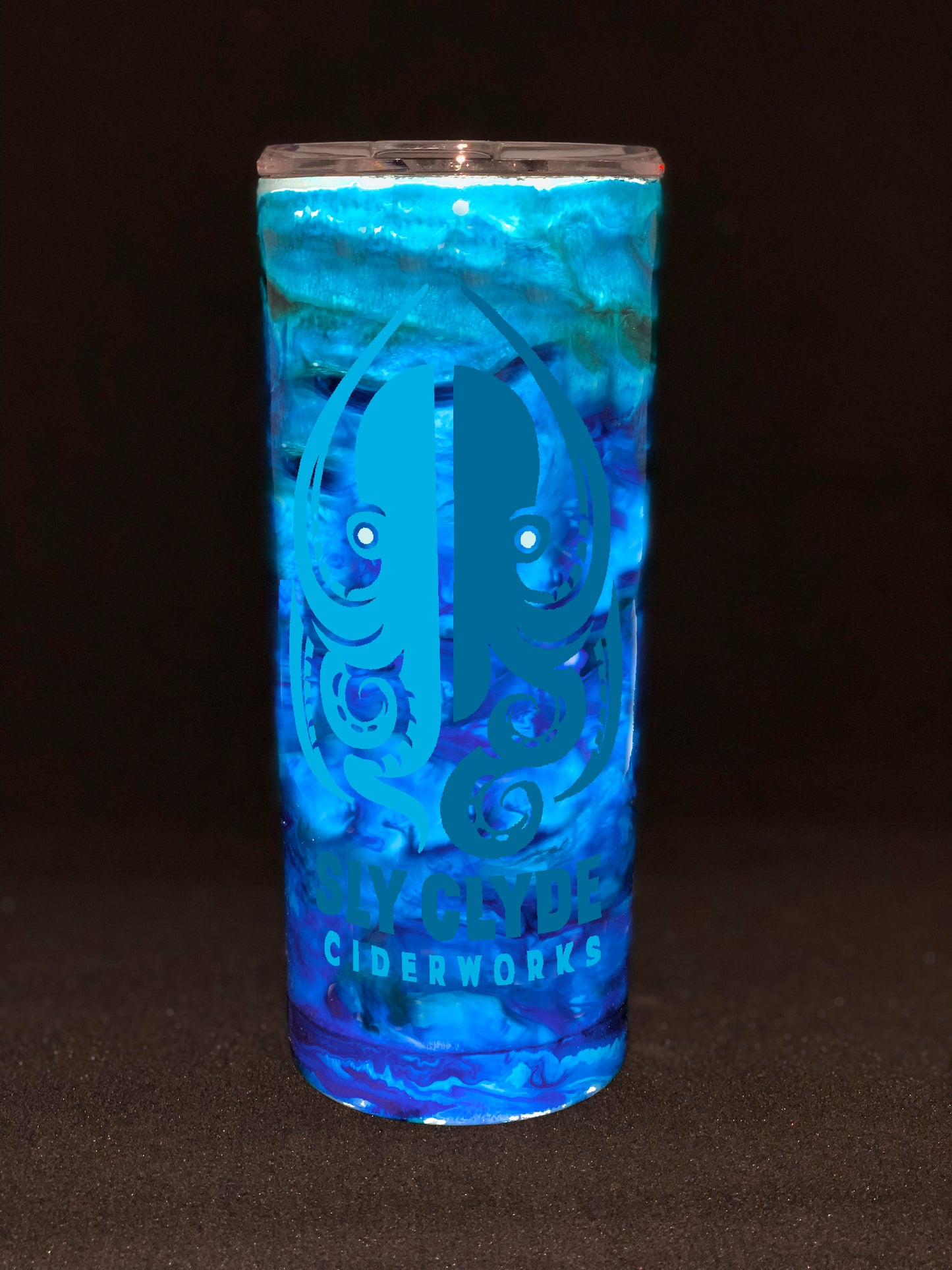 Do you love Sly Clyde Ciderworks? We Do!!! Now available Ink Ocean Stainless Steel Tumblers - available for order only at Sly Clyde Ciderworks!