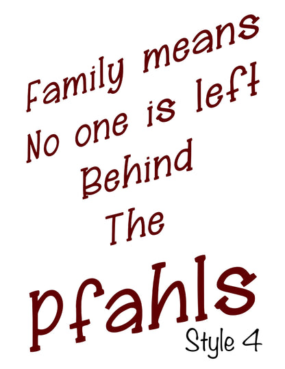 Custom Family/Crew tshirt