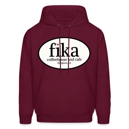 Fika Hoodie - burgundy