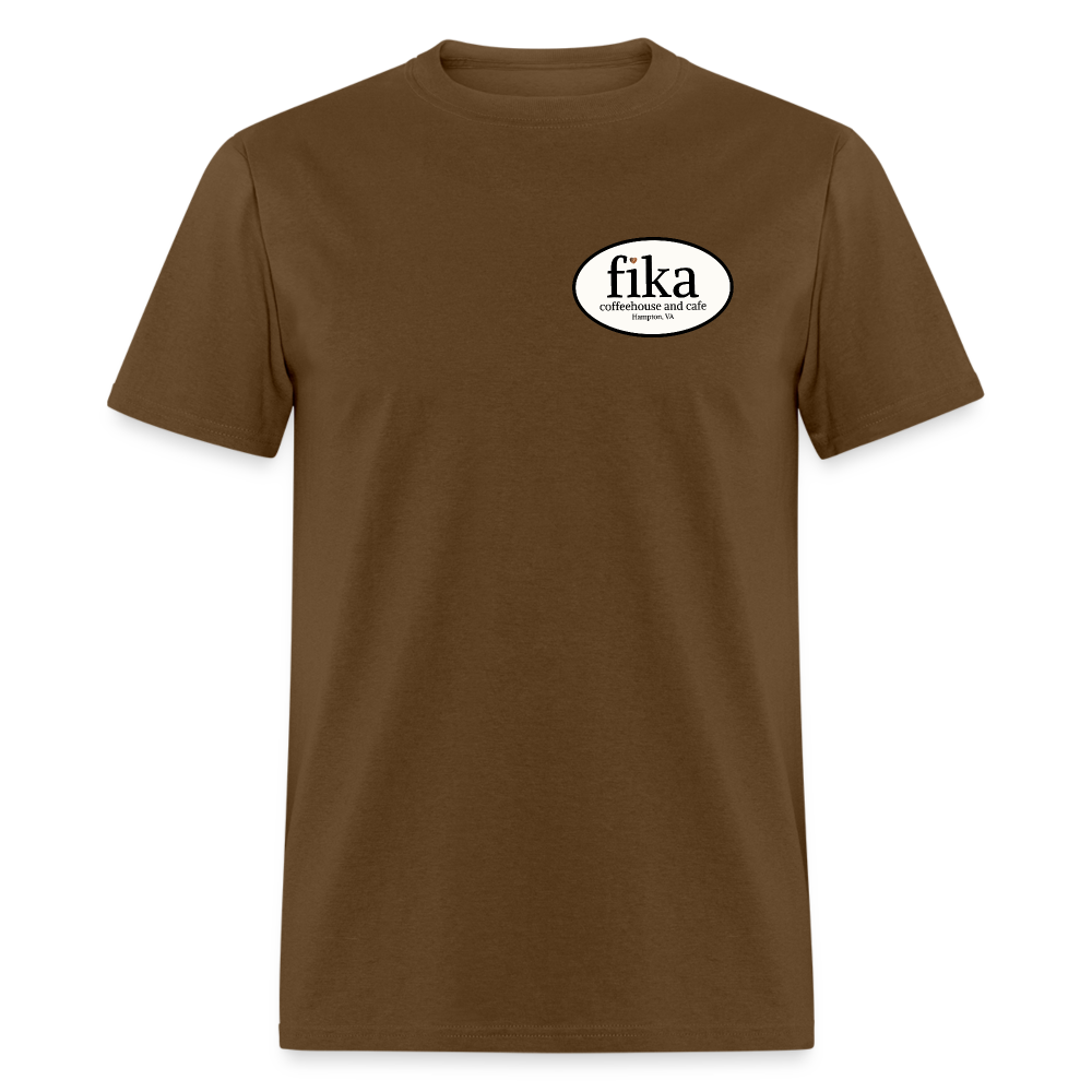 fika coffeehouse Unisex Classic T-Shirt - brown