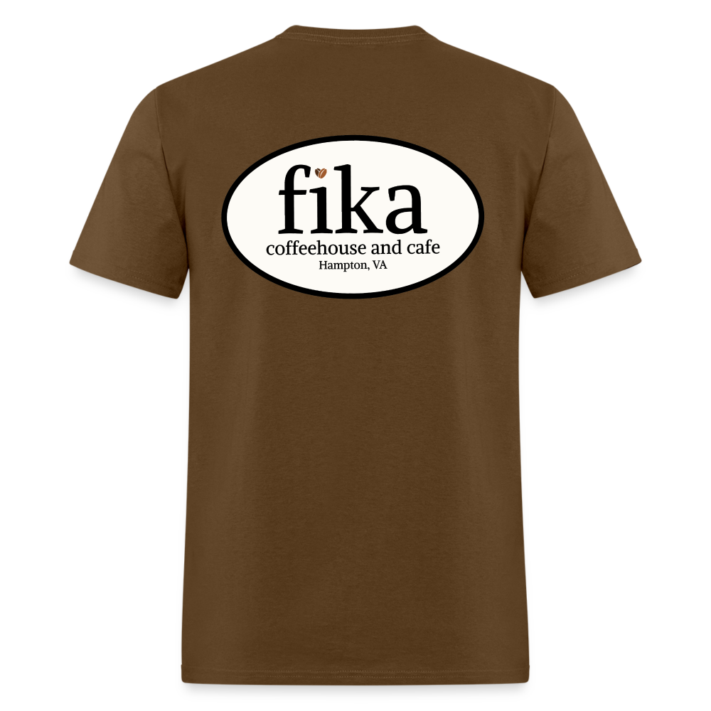 fika coffeehouse Unisex Classic T-Shirt - brown