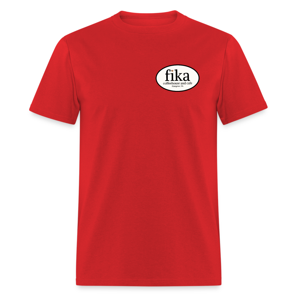 fika coffeehouse Unisex Classic T-Shirt - red