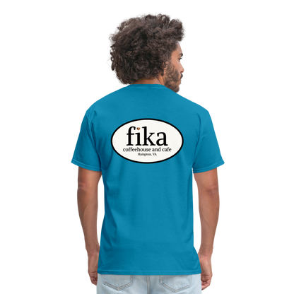 fika coffeehouse Unisex Classic T-Shirt - turquoise
