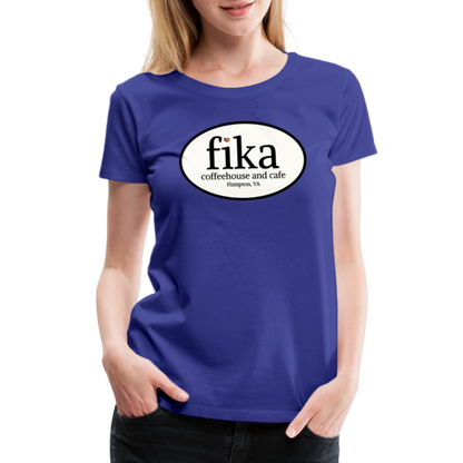 fika coffeehouse Women’s Premium T-Shirt - royal blue