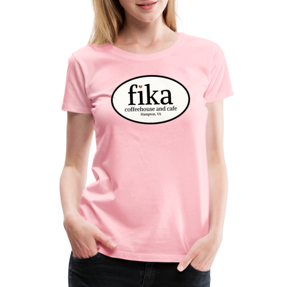 fika coffeehouse Women’s Premium T-Shirt - pink