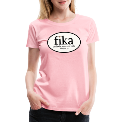 fika coffeehouse Women’s Premium T-Shirt - pink