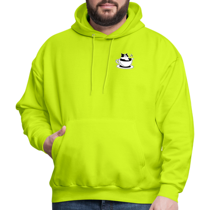 Fika Cat Hoodie - safety green