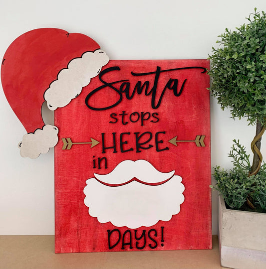 DIY - Santa Stops Here