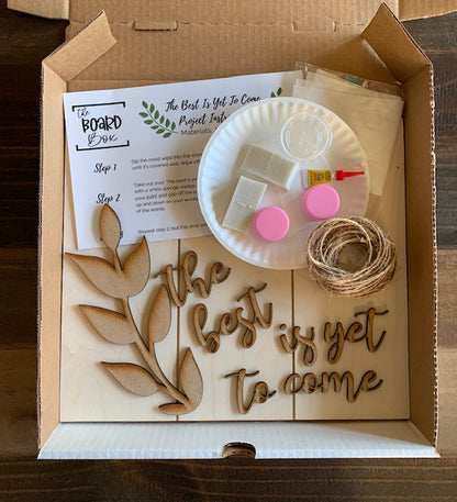 DIY The best is yet to come kit