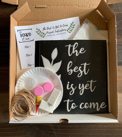 DIY The best is yet to come kit