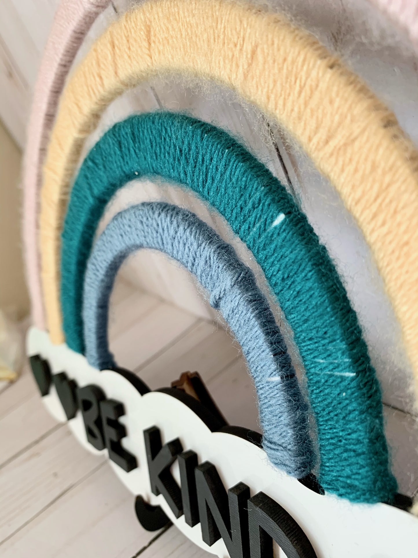 DIY Be Kind Rainbow with yarn Kit