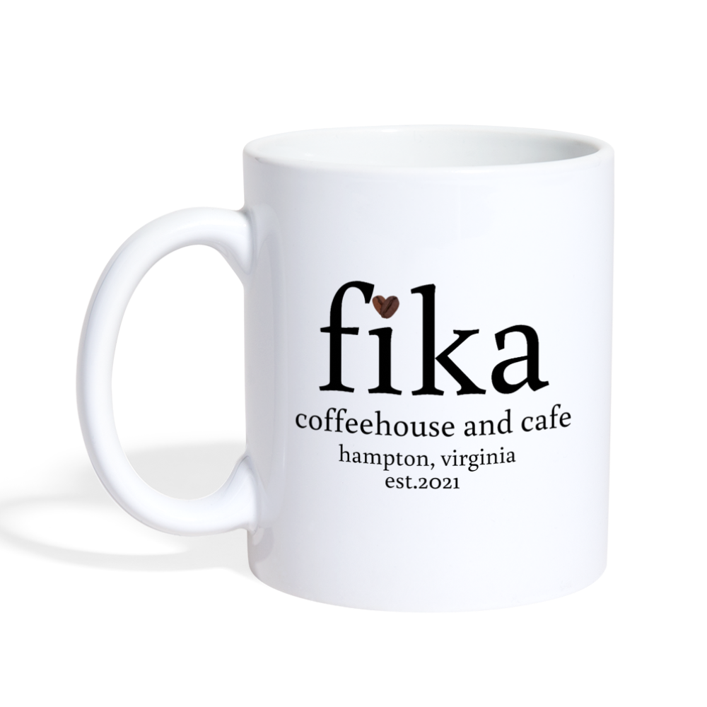 fika coffeehouse & cafe Coffee/Tea Mug - white