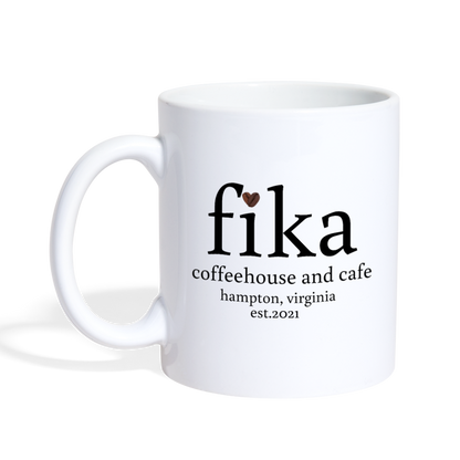 fika coffeehouse & cafe Coffee/Tea Mug - white