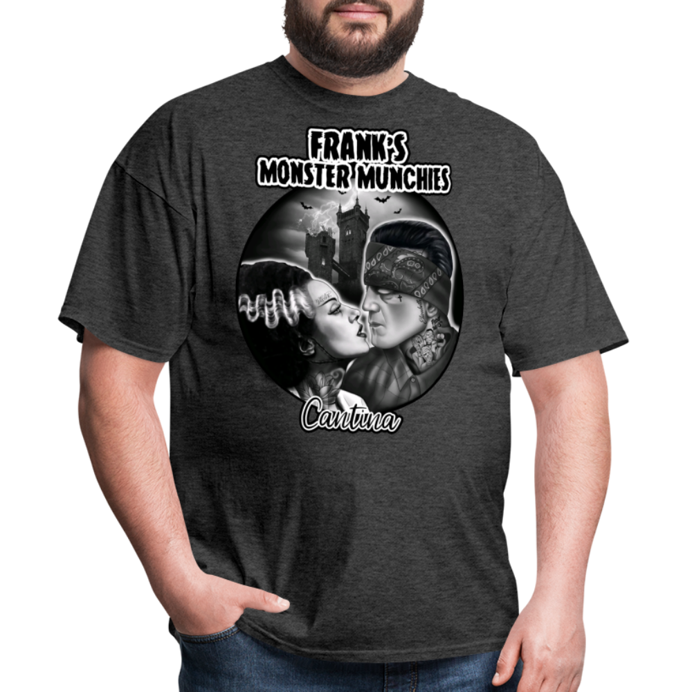 Frank's Monster Munchies Adult T-shirt - heather black