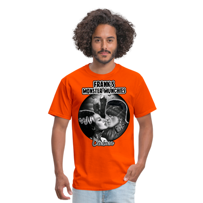 Frank's Monster Munchies Adult T-shirt - orange