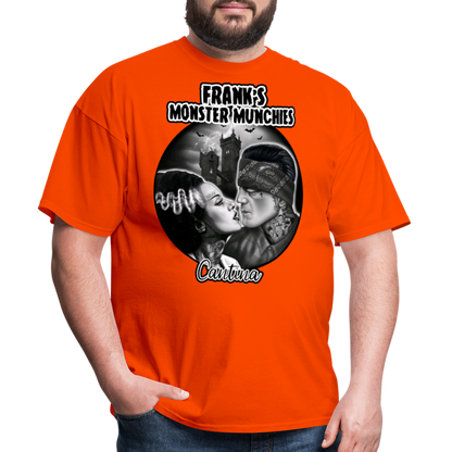 Frank's Monster Munchies Adult T-shirt - orange