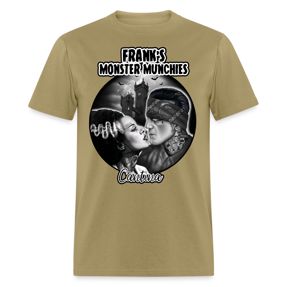 Frank's Monster Munchies Cantina Logo Shirt - khaki