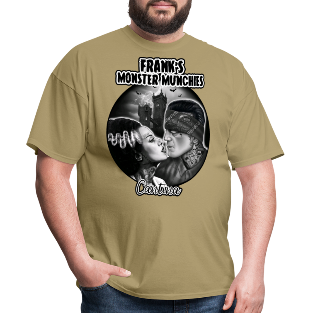 Frank's Monster Munchies Cantina Logo Shirt - khaki