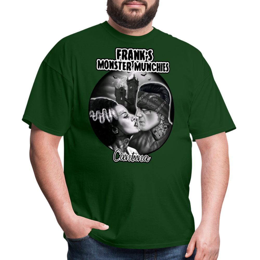 Frank's Monster Munchies Cantina Logo Shirt - forest green