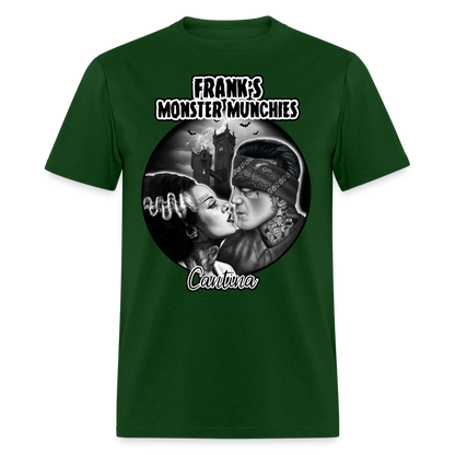 Frank's Monster Munchies Cantina Logo Shirt - forest green