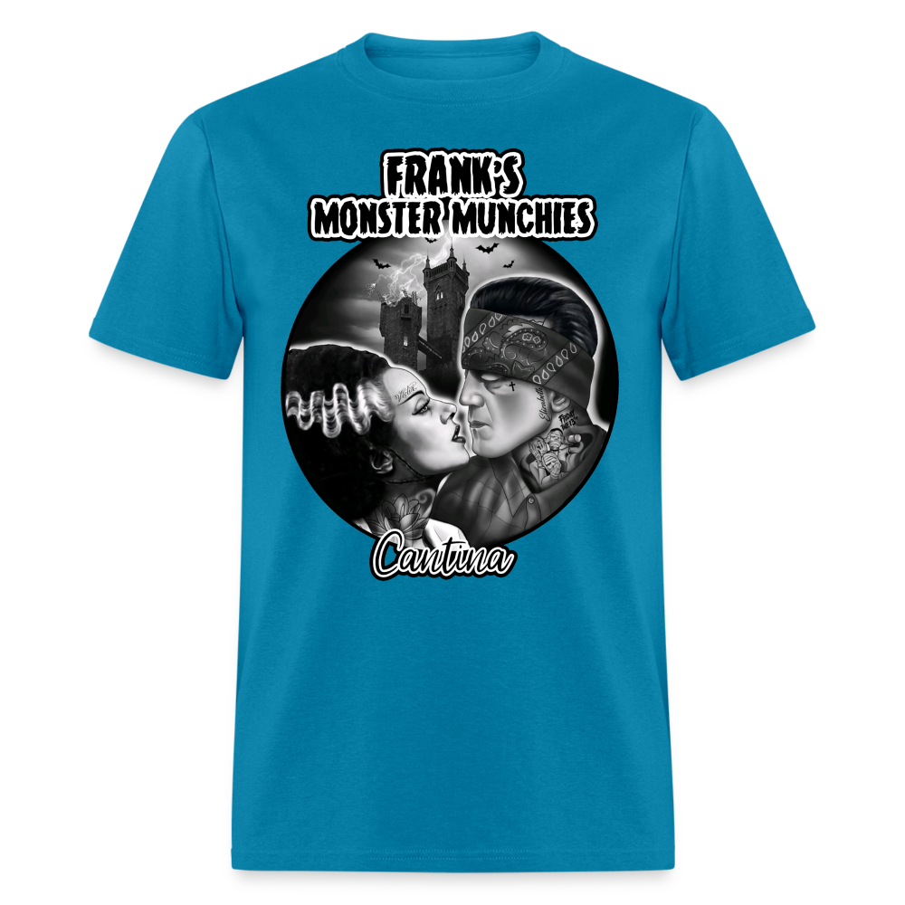 Frank's Monster Munchies Cantina Logo Shirt - turquoise