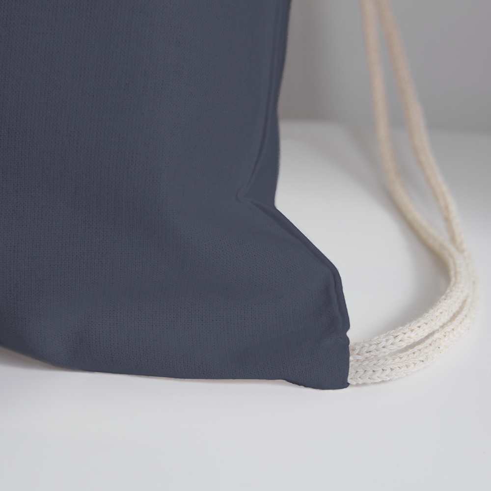 Frank's Monster Munchies Cotton Drawstring Bag - navy