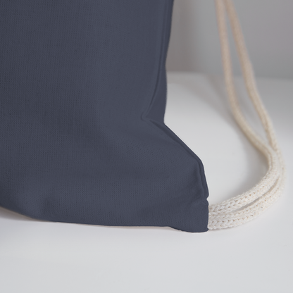 Frank's Monster Munchies Cotton Drawstring Bag - navy