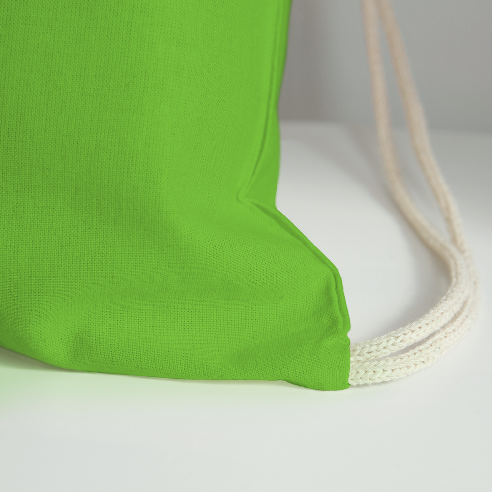 Frank's Monster Munchies Cotton Drawstring Bag - clover