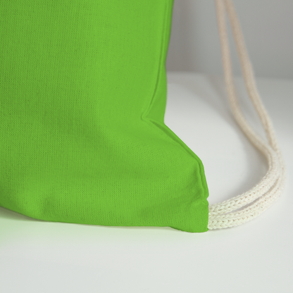 Frank's Monster Munchies Cotton Drawstring Bag - clover