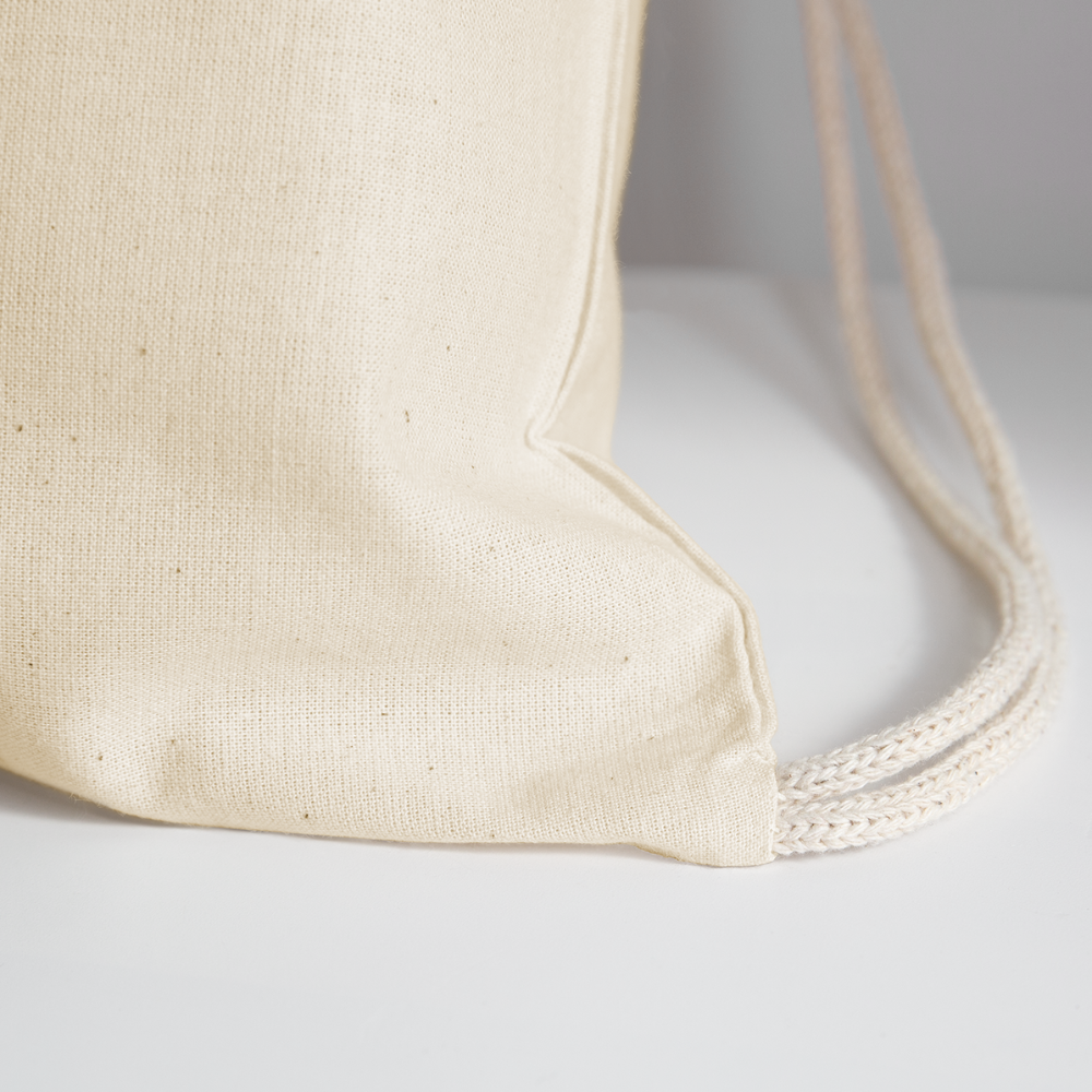 Frank's Monster Munchies Cotton Drawstring Bag - natural