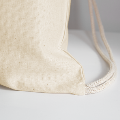 Frank's Monster Munchies Cotton Drawstring Bag - natural
