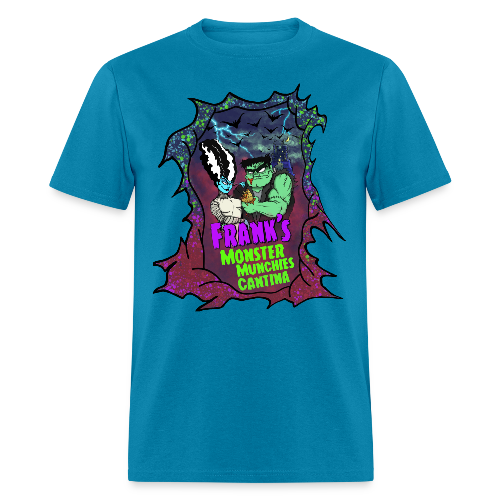 Frank's Monster Munchies Cantina w/ original Logo - turquoise