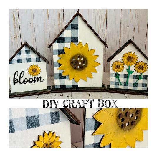 DIY - Sunflower Houses