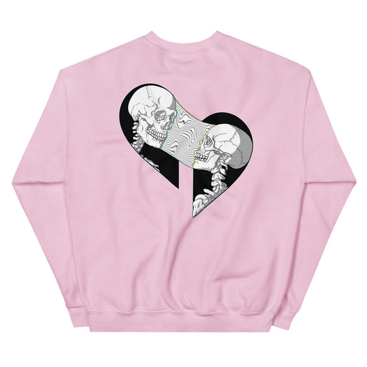 B/W V2 Soul Ties Sweatshirt (White Heart)