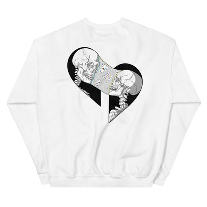B/W V2 Soul Ties Sweatshirt (White Heart)