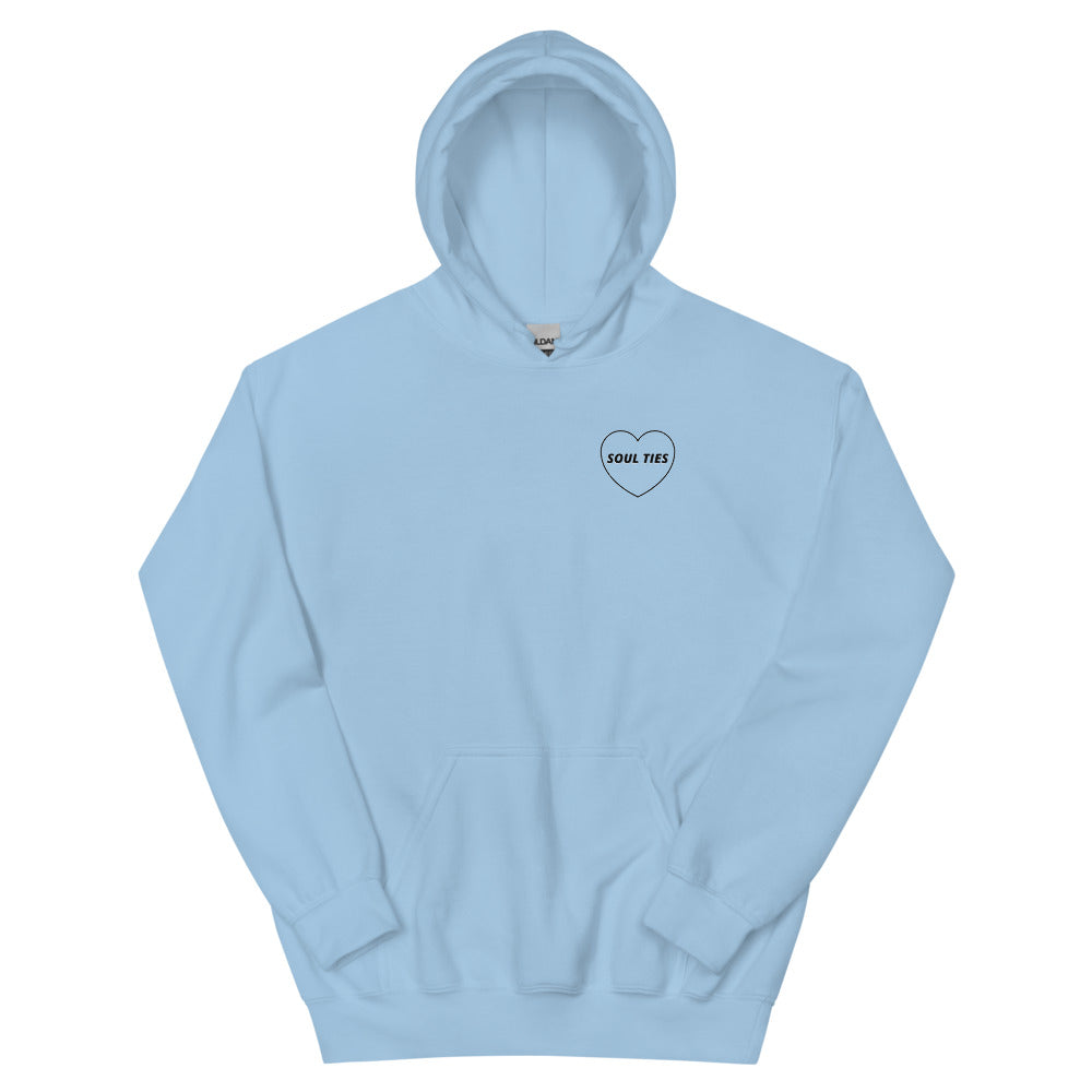 B/W V2 Soul Ties (White Heart) Hoodie