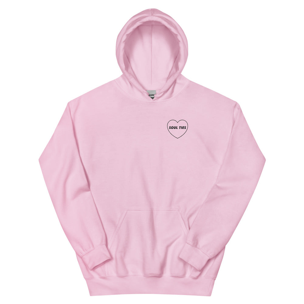 B/W V2 Soul Ties (White Heart) Hoodie