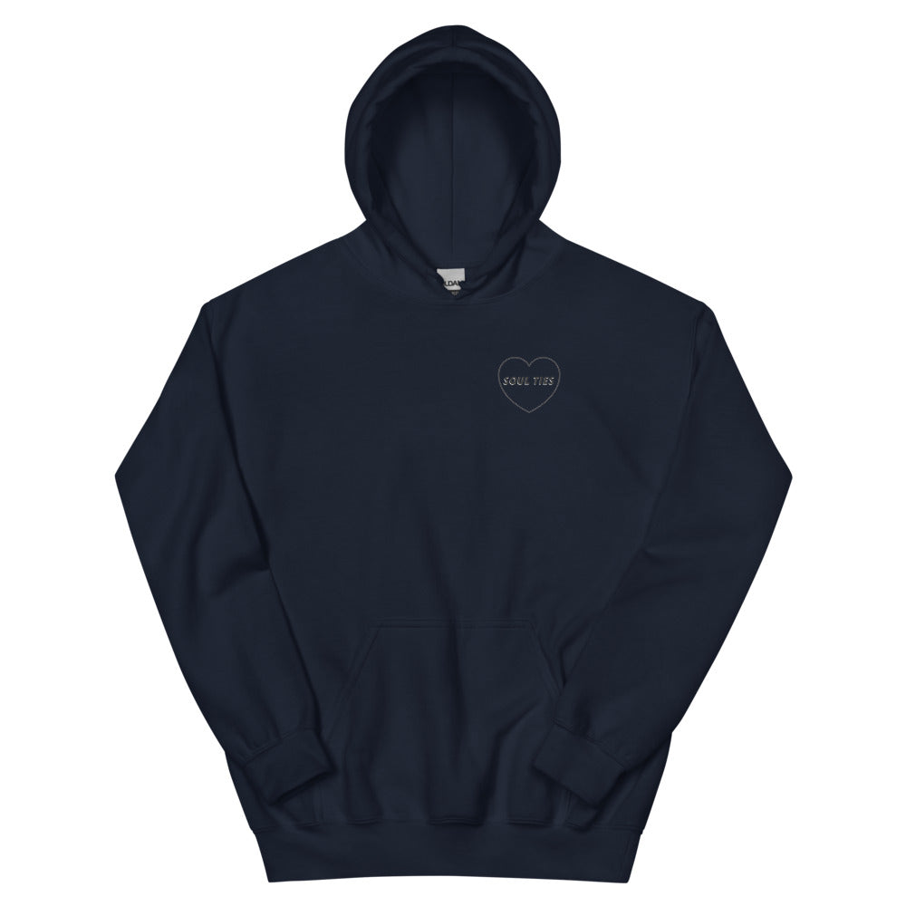 B/W V2 Soul Ties (White Heart) Hoodie