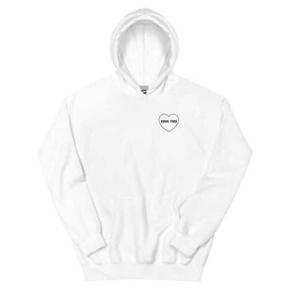 B/W V2 Soul Ties (White Heart) Hoodie