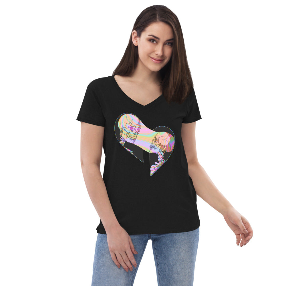 Soul Ties Recycled V-neck T-shirt
