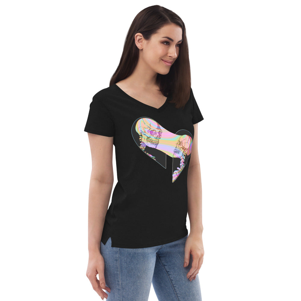 Soul Ties Recycled V-neck T-shirt