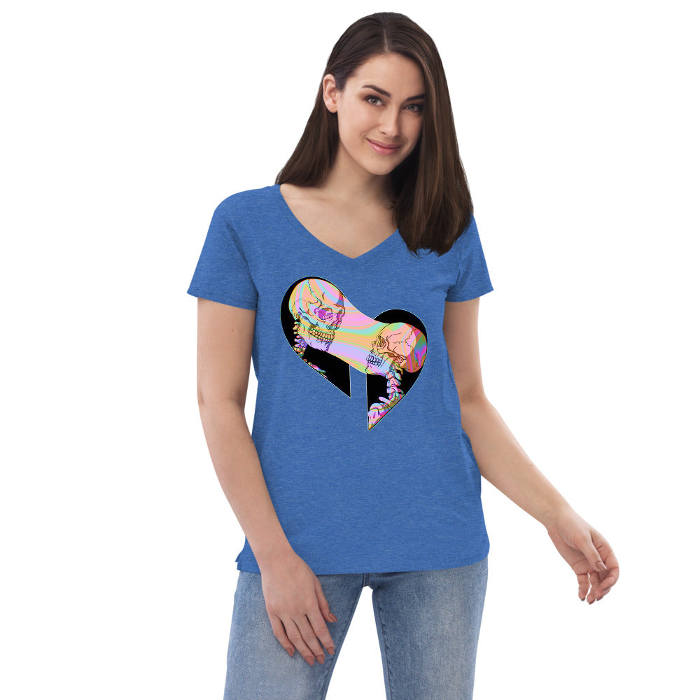 Soul Ties Recycled V-neck T-shirt