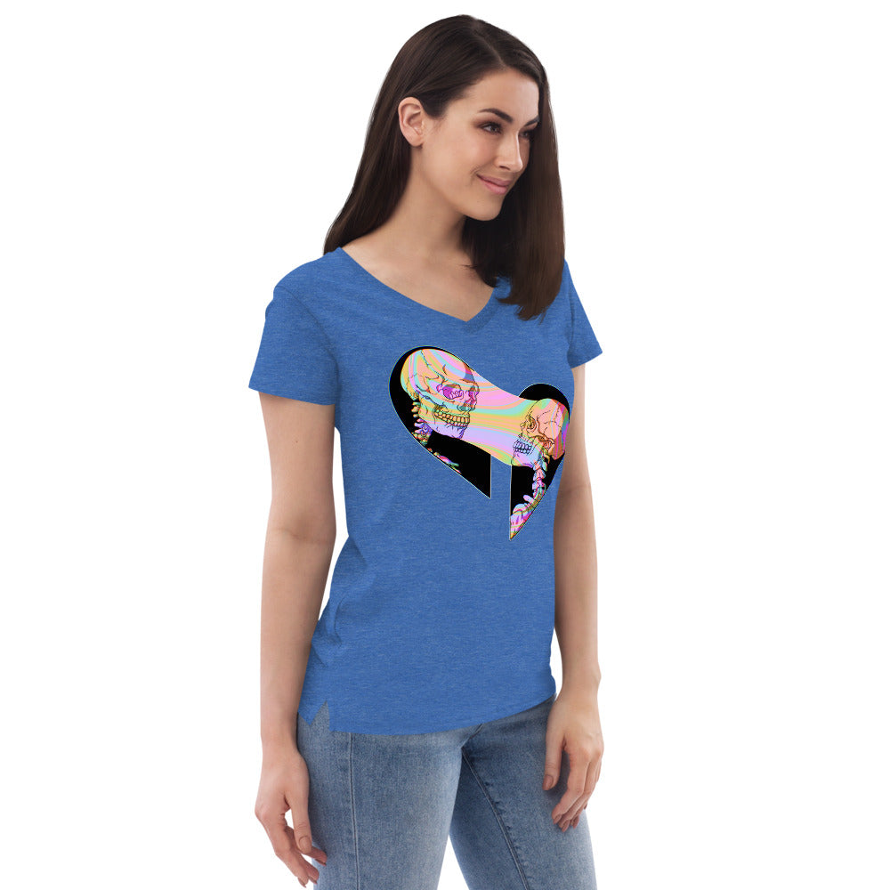 Soul Ties Recycled V-neck T-shirt